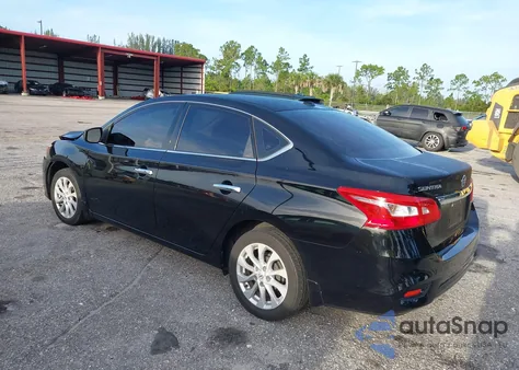 2019 Nissan Sentra Sv z USA, uszkodzony, nr VIN 3N1AB7AP8KY385354